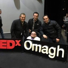My family Simon Goodwin, Eoghan Devlin and Brian Devlin
